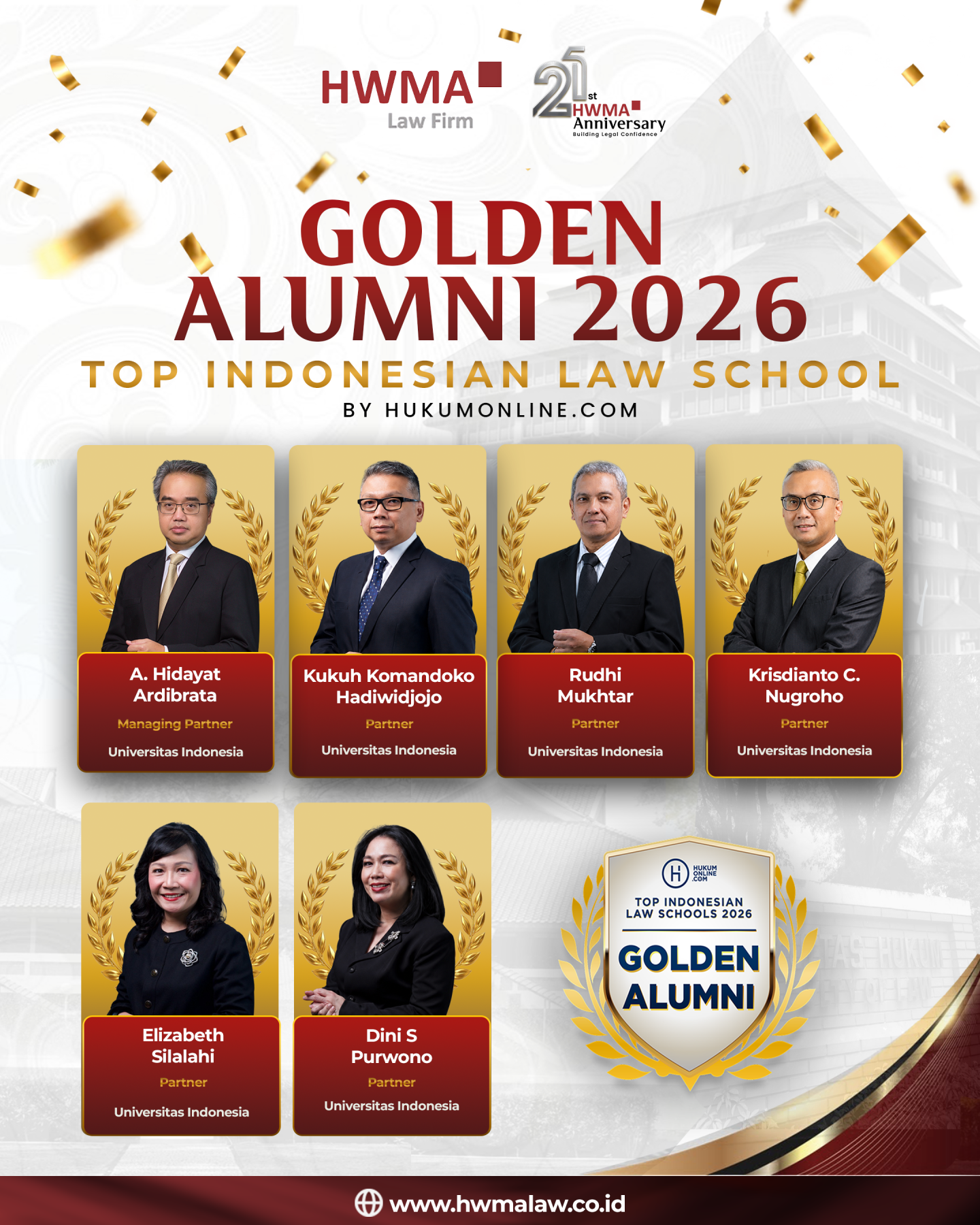 Our Partners Recognized as Golden Alumni 2026
